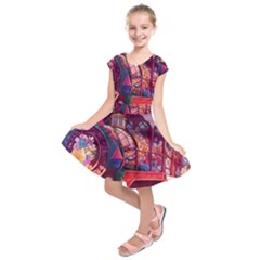 Fantasy  Kids  Short Sleeve Dress