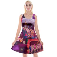 Fantasy  Reversible Velvet Sleeveless Dress by Internationalstore