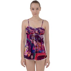 Fantasy  Babydoll Tankini Top