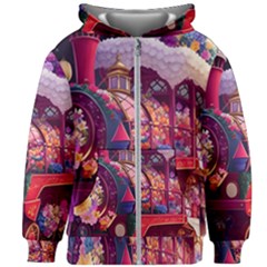 Fantasy  Kids  Zipper Hoodie Without Drawstring by Internationalstore