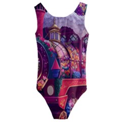 Fantasy  Kids  Cut-Out Back One Piece Swimsuit