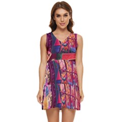 Fantasy  Tiered Sleeveless Mini Dress by Internationalstore