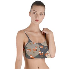 Fox Pattern Layered Top Bikini Top  by Pakjumat