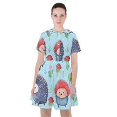 Hedgehogs Animal Sailor Dress by Pakjumat