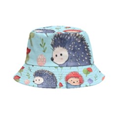 Hedgehogs Animal Inside Out Bucket Hat by Pakjumat