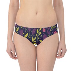 Flower Pattern Design Hipster Bikini Bottoms by Pakjumat