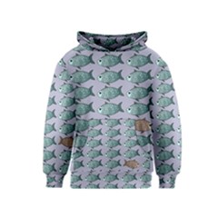 Fishes Pattern Background Theme Kids  Pullover Hoodie