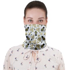 Bee Honeycomb Honeybee Insect Face Covering Bandana (adult) by Pakjumat