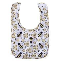 Bee Honeycomb Honeybee Insect Baby Bib by Pakjumat