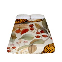 Fur Big Cat Spots Zoo Fast Hunter Fitted Sheet (full/ Double Size) by Pakjumat