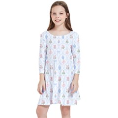 Pattern3 Kids  Quarter Sleeve Skater Dress Bulk Order