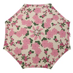 Floral Vintage Flowers Straight Umbrellas by Dutashop