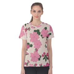 Floral Vintage Flowers Women s Cotton T-shirt