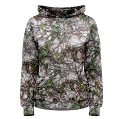Climbing Plant At Outdoor Wall Women s Pullover Hoodie by dflcprintsclothing