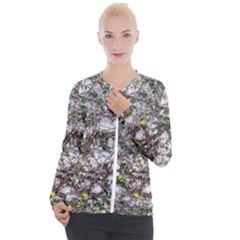 Climbing Plant At Outdoor Wall Casual Zip Up Jacket by dflcprintsclothing