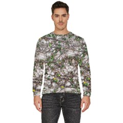 Climbing Plant At Outdoor Wall Men s Fleece Sweatshirt by dflcprintsclothing