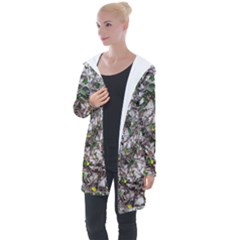 Climbing Plant At Outdoor Wall Longline Hooded Cardigan by dflcprintsclothing