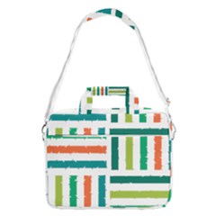 Striped Colorful Pattern Graphic Macbook Pro 13  Shoulder Laptop Bag  by Pakjumat