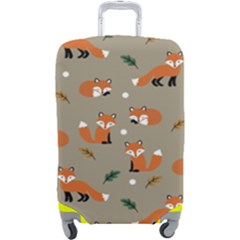 Fox Pattern Texture Luggage Cover (large) by Pakjumat