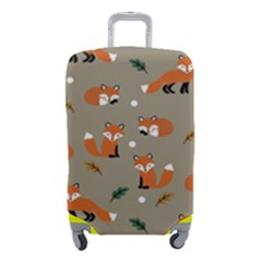 Fox Pattern Texture Luggage Cover (small)