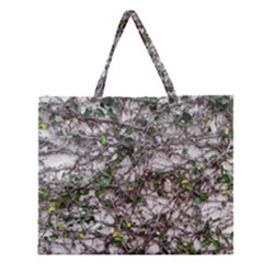 Climbing Plant At Outdoor Wall Zipper Large Tote Bag by dflcprintsclothing