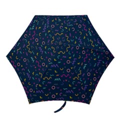 Scribble Pattern Texture Mini Folding Umbrellas