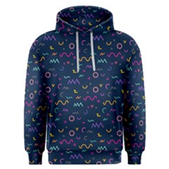 Scribble Pattern Texture Men s Overhead Hoodie