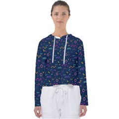 Scribble Pattern Texture Women s Slouchy Sweat