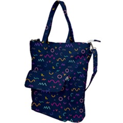 Scribble Pattern Texture Shoulder Tote Bag by Pakjumat