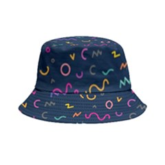 Scribble Pattern Texture Bucket Hat by Pakjumat