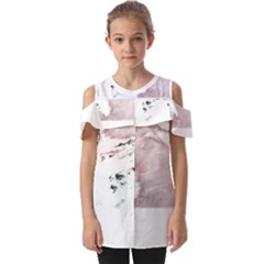 Bull Terrier T- Shirt A Painting Of A Bull Terrier With Its Tongue Out T- Shirt Fold Over Open Sleeve Top