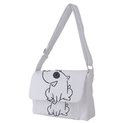 Bull Terrier T- Shirt Steal Your Heart Bull Terrier 08 T- Shirt Full Print Messenger Bag (m)