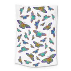 Butterflies T- Shirt Colorful Butterflies In Rainbow Colors T- Shirt Small Tapestry