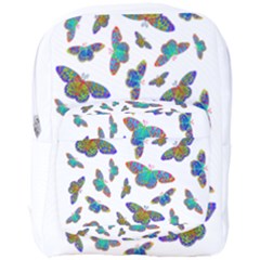 Butterflies T- Shirt Colorful Butterflies In Rainbow Colors T- Shirt Full Print Backpack