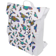 Butterflies T- Shirt Colorful Butterflies In Rainbow Colors T- Shirt Buckle Up Backpack