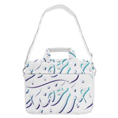 Calligraphy T- Shirt Arabic Calligraphy, Do Not Try The Patience Of A Kind Person T- Shirt Macbook Pro 16  Shoulder Laptop Bag