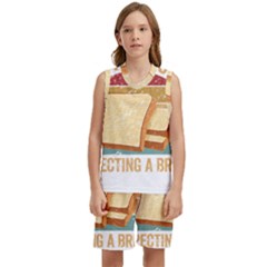 Bread Baking T- Shirt Funny Bread Baking Baker My Yeast Expecting A Bread T- Shirt Kids  Basketball Mesh Set by JamesGoode