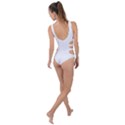 White Wolf T- Shirtwhite Wolf Howling T- Shirt Side Cut Out Swimsuit View2