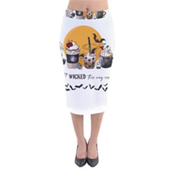 Wicked T- Shirt Something Wicked This Way Comes T- Shirt Velvet Midi Pencil Skirt