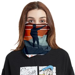 Wilderness T- Shirt Break On Through To The Adventure T- Shirt Face Covering Bandana (two Sides) by ZUXUMI