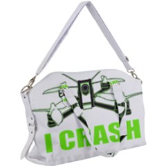 Drone Racing Gift T- Shirt Distressed F P V Race Drone Racing Drone Racer Pattern Quote T- Shirt (4) Canvas Crossbody Bag by ZUXUMI
