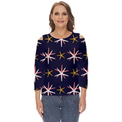 Starfish Cut Out Wide Sleeve Top