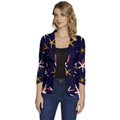 Starfish Women s One-button 3/4 Sleeve Short Jacket