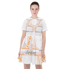 Drone Racing Word Cloud T- Shirt F P V Freestyle Drone Racing Word Cloud T- Shirt (3) Sailor Dress by ZUXUMI