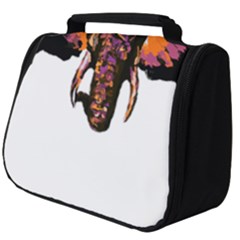 Elephant Art T- Shirtbutterfly Elephant T- Shirt Full Print Travel Pouch (big)