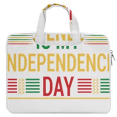 Calligraphy T- Shirtcalligraphy Is My Independence Day T- Shirt Macbook Pro 16  Double Pocket Laptop Bag  by EnriqueJohnson