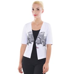 Opossum T-shirtsteal Your Heart Opossum 05 T-shirt Cropped Button Cardigan