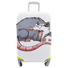 Opossum T-shirtwhite Look Calm Opossum 03 T-shirt Luggage Cover (medium)