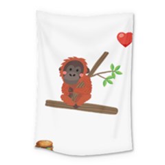 Orangutan T-shirtsteal Your Heart Orangutan 14 T-shirt Small Tapestry by EnriqueJohnson