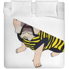 English Bulldog T- Shirt English Bee Dog T- Shirt Duvet Cover (king Size) by ZUXUMI